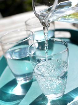 Sfeerbeeld glas kraantjeswater